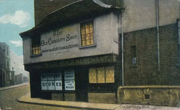 Framed Print : Old Curiosity Shop, c1910 Framed Print : Old Curiosity Shop, c1910