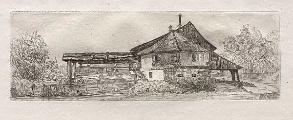 Old Mill on the Danube, 1879. Creator: Otto H. Bacher (American, 1856-1909)