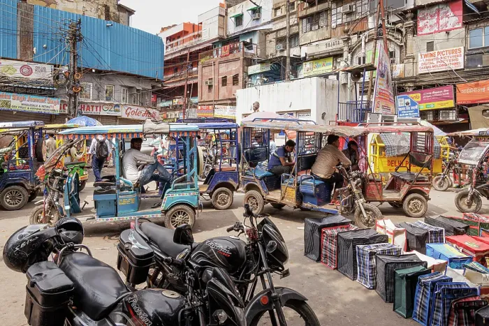 Framed Print : Old Delhi, India, 2023. Creator: Peter Thompson Framed Print : Old Delhi, India, 2023. Creator: Peter Thompson