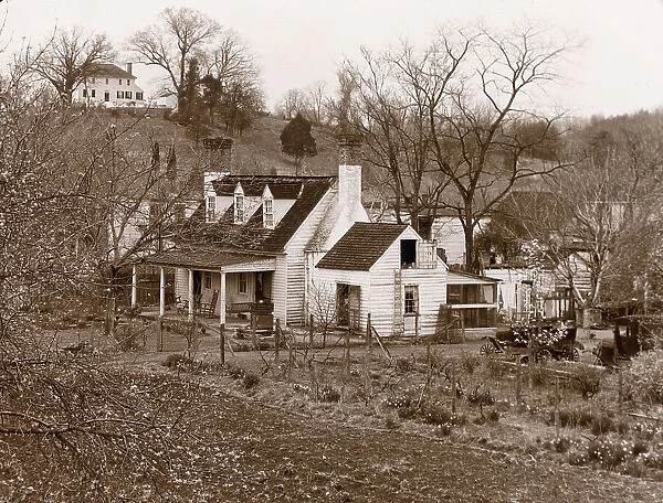 Old Dunbar Quarters, Falmouth, Stafford County, Virginia, between 1927 and 1929. Creator: Frances Benjamin Johnston