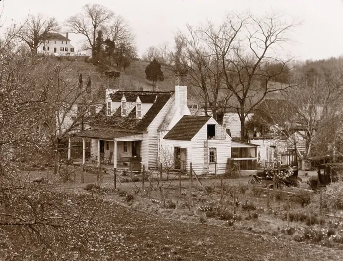 Framed Print : Old Dunbar Quarters, Falmouth, Stafford County, Virginia, between 1927 and 1929. Creator: Frances Benjamin Johnston Framed Print : Old Dunbar Quarters, Falmouth, Stafford County, Virginia, between 1927 and 1929. Creator: Frances Benjamin Johnston