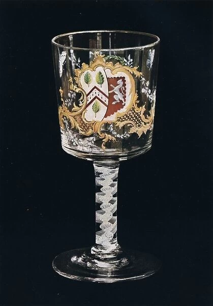 Old English Glass Goblet, c1775