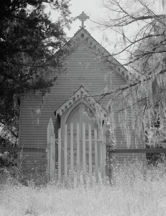 Framed Print : Old Episcopal private church, now closed Louisiana, 1937. Creator: Dorothea Lange Framed Print : Old Episcopal private church, now closed Louisiana, 1937. Creator: Dorothea Lange