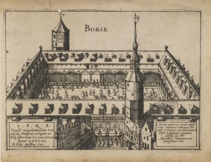 Framed Print : The Old Exchange in Antwerp, Early 17th cen Artist: Anonymous Framed Print : The Old Exchange in Antwerp, Early 17th cen Artist: Anonymous