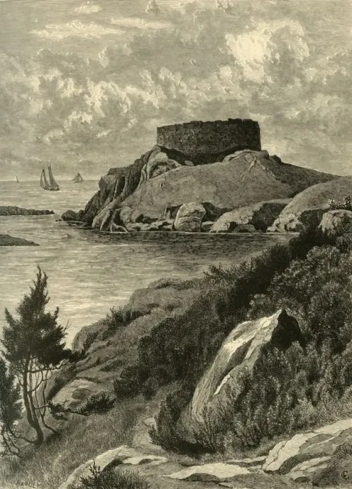 Framed Print : Old Fort Dumpling, 1872. Creator: John J. Harley Framed Print : Old Fort Dumpling, 1872. Creator: John J. Harley