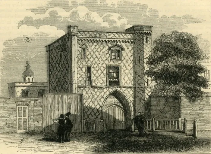 Framed Print : Old Gateway at Stepney, (c1872). Creator: Unknown Framed Print : Old Gateway at Stepney, (c1872). Creator: Unknown