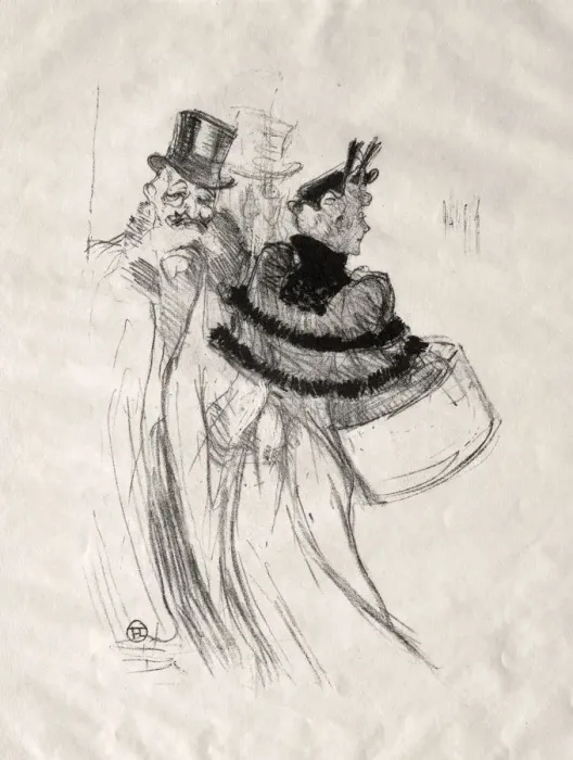Framed Print : The Old Gentlemen, 1894. Creator: Henri de Toulouse-Lautrec (French, 1864-1901) Framed Print : The Old Gentlemen, 1894. Creator: Henri de Toulouse-Lautrec (French, 1864-1901)