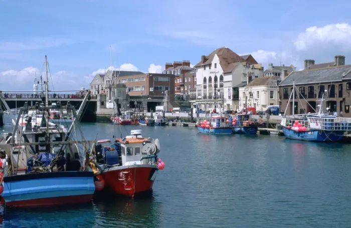 Framed Print : Old Harbour, Weymouth, Dorset Framed Print : Old Harbour, Weymouth, Dorset