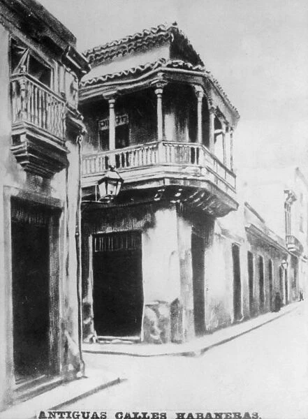 Old Havana Streets, (18th century), 1920s