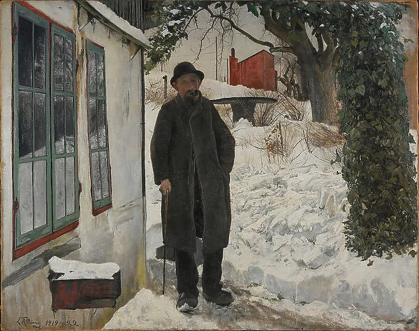 At the Old House, 1919-1922. Creator: Laurits Andersen Ring