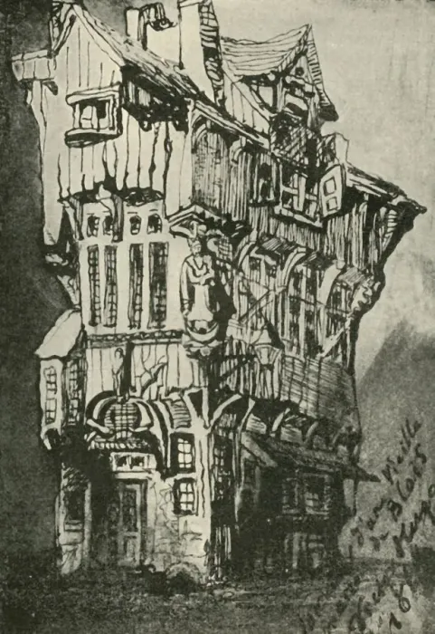 Framed Print : The Old House at Blois, 19th century, (1902) Creator: Unknown Framed Print : The Old House at Blois, 19th century, (1902) Creator: Unknown