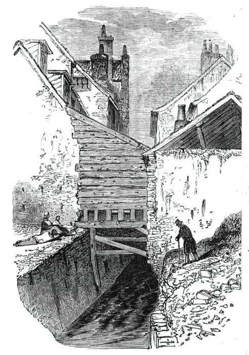 Framed Print : Old house in Clerkenwell, 1844. Creator: Unknown Framed Print : Old house in Clerkenwell, 1844. Creator: Unknown