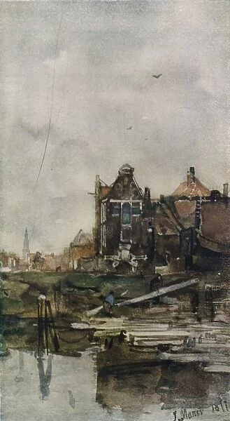 Old Houses, Amsterdam, c1870. Artist: Jacob Henricus Maris
