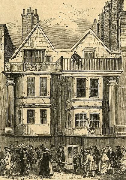 Old Houses in Fleet Street, near St. Dunstans Church, now rebuilt, (1897). Creator: Unknown