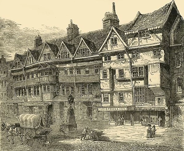 Old Houses in Holborn near Middle Row, c1872. Creator: Unknown