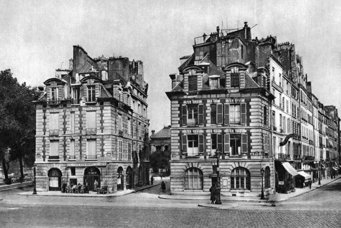 Framed Print : Old houses of the Louis XIII period, facing the Pont Neuf, Paris, 1931. Artist: Ernest Flammarion Framed Print : Old houses of the Louis XIII period, facing the Pont Neuf, Paris, 1931. Artist: Ernest Flammarion