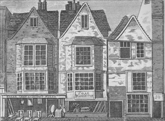 Framed Print : Old houses in St John Street, Clerkenwell, London, c1811 (1911) Framed Print : Old houses in St John Street, Clerkenwell, London, c1811 (1911)