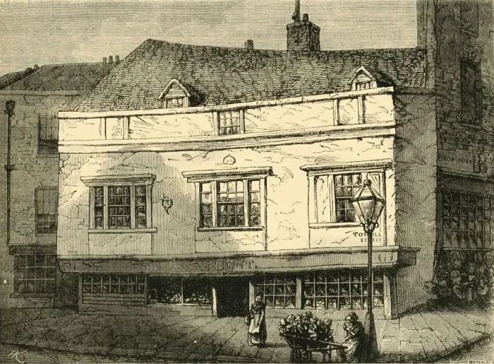 Framed Print : Old Houses in Tothill Street, Westminster, (1881). Creator: Unknown Framed Print : Old Houses in Tothill Street, Westminster, (1881). Creator: Unknown