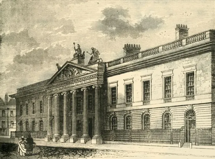 Framed Print : The Old India Office, London 1803, (1890). Creator: Unknown Framed Print : The Old India Office, London 1803, (1890). Creator: Unknown