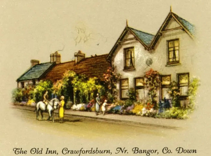 Framed Print : The Old Inn, Crawfordsburn, Nr. Bangor, Co. Down, 1936. Creator: Unknown Framed Print : The Old Inn, Crawfordsburn, Nr. Bangor, Co. Down, 1936. Creator: Unknown