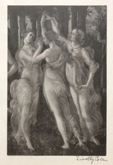 Framed Print : Old Italian Masters: The Three Graces, 1888-1892. Creator: Timothy Cole (American, 1852-1931) Framed Print : Old Italian Masters: The Three Graces, 1888-1892. Creator: Timothy Cole (American, 1852-1931)