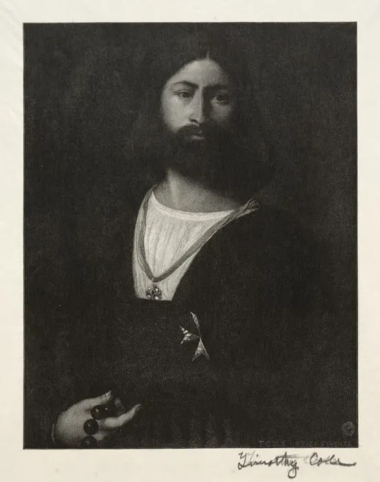 Framed Print : Old Italian Masters: Knight of Malta, 1888-1892. Creator: Timothy Cole (American, 1852-1931) Framed Print : Old Italian Masters: Knight of Malta, 1888-1892. Creator: Timothy Cole (American, 1852-1931)