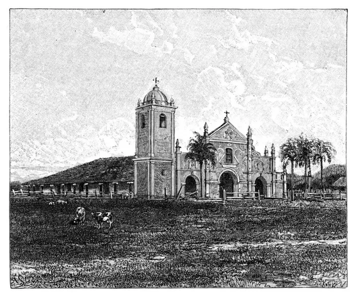 Framed Print : An old Jesuit church, Pirayu, Paraguay, 1895 Framed Print : An old Jesuit church, Pirayu, Paraguay, 1895