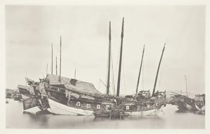Framed Print : Old Junks, c. 1868. Creator: John Thomson Framed Print : Old Junks, c. 1868. Creator: John Thomson