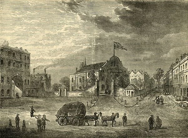 Old Kensington Church, about 1750, (c1876). Creator: Unknown