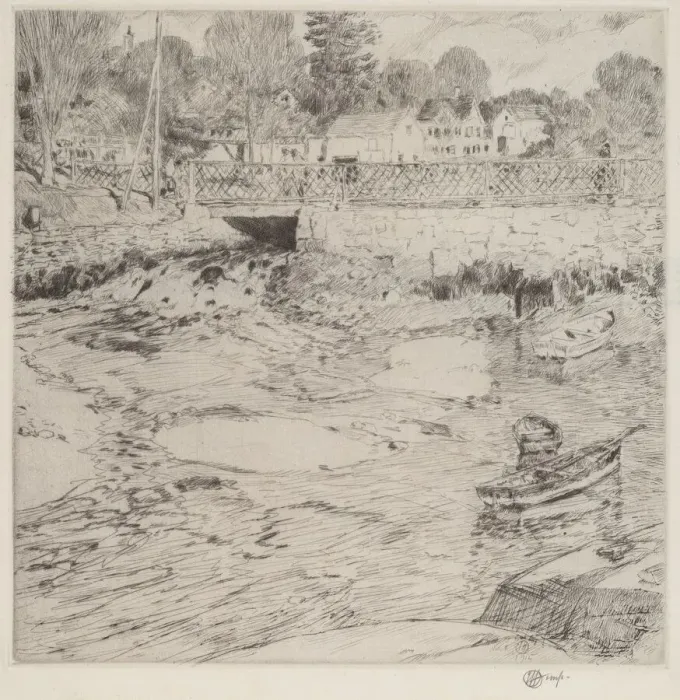 Framed Print : Old Lace, 1915. Creator: Frederick Childe Hassam