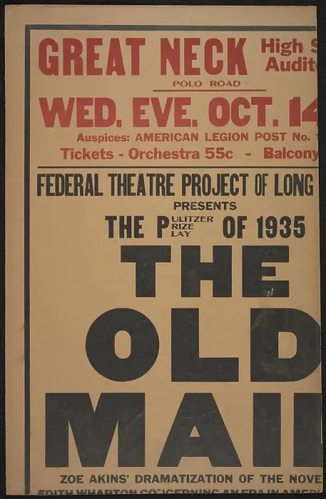 Framed Print : The Old Maid, New York, [1935]. Creator: Unknown