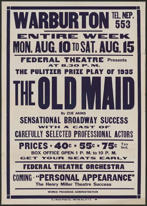 Framed Print : The Old Maid, [Yonkers, NY?], [193-]. Creator: Unknown
