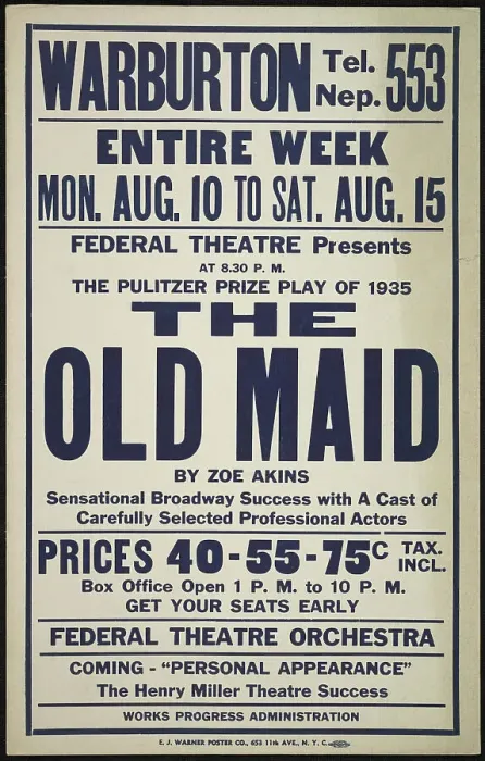 Framed Print : The Old Maid, [Yonkers, NY?], [193-]. Creator: Unknown