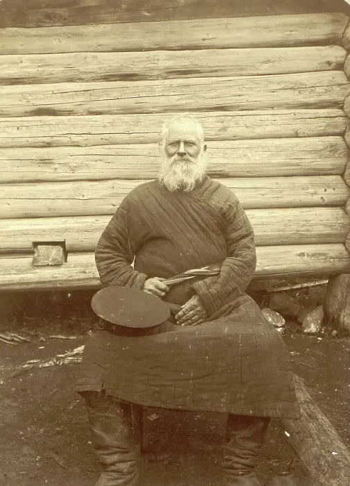 Framed Print : Old Man, 1909. Creator: Nikolai Georgievich Katanaev Framed Print : Old Man, 1909. Creator: Nikolai Georgievich Katanaev