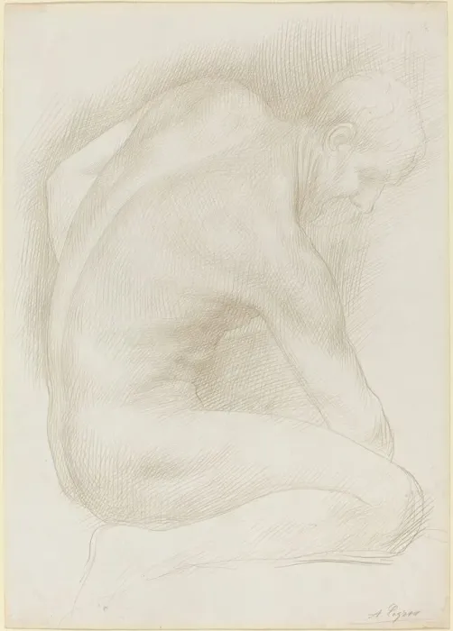 Framed Print : Old Man. Creator: Alphonse Legros Framed Print : Old Man. Creator: Alphonse Legros