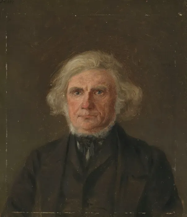 Framed Print : Old Man, Portrait Study, c1834-1876. Creator: Adolph Tidemand Framed Print : Old Man, Portrait Study, c1834-1876. Creator: Adolph Tidemand
