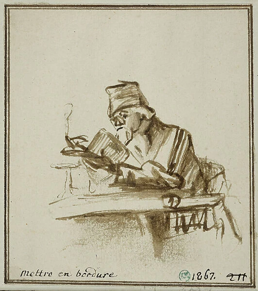 Old man reading, c1630s. Creator: Rembrandt Harmensz van Rijn