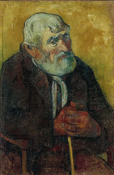 Old man with stick, 1888. Creator: Paul Gauguin