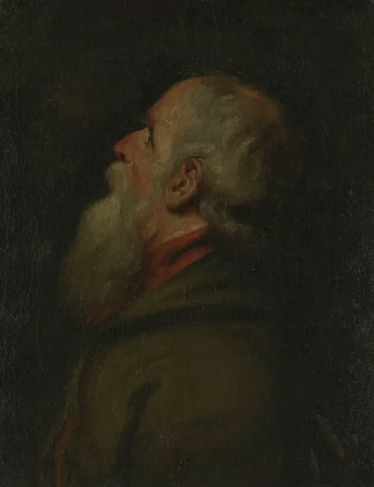 Framed Print : An old Man, Undated. Creator: Charles Hutin Framed Print : An old Man, Undated. Creator: Charles Hutin