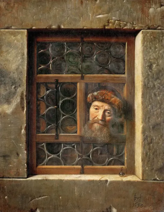 Framed Print : Old Man in the Window Framed Print : Old Man in the Window