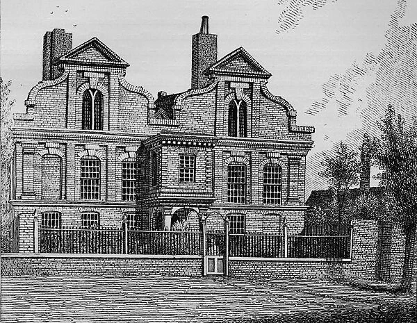 The Old Manor House, Hackney, 1800 (1911). Artist: John Thomas Smith