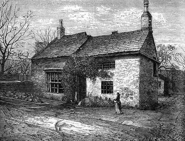 The Old Manor-House, Morley, Leeds, West Yorkshire, bithplace of Sir Titus Salt, c1880