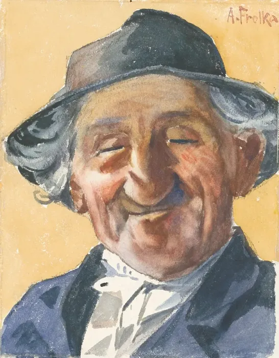 Framed Print : Old man's head, 1905-1925. Creator: Anton Frolka. Old man's head, 1905-1925. Creator: Anton Frolka Framed Print : Old man's head, 1905-1925. Creator: Anton Frolka. Old man's head, 1905-1925. Creator: Anton Frolka
