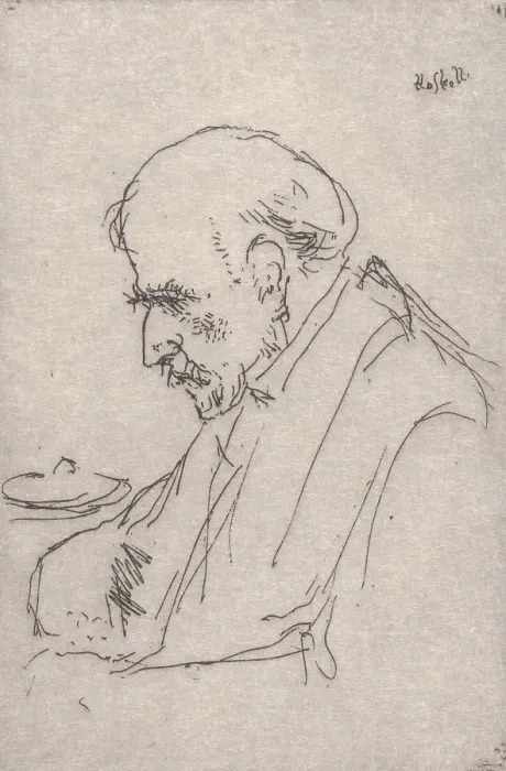 Framed Print : Old Man's Head - A Sketch, 1898. Creator: Ernest Haskell. Old Man's Head - A Sketch, 1898. Creator: Ernest Haskell Framed Print : Old Man's Head - A Sketch, 1898. Creator: Ernest Haskell. Old Man's Head - A Sketch, 1898. Creator: Ernest Haskell