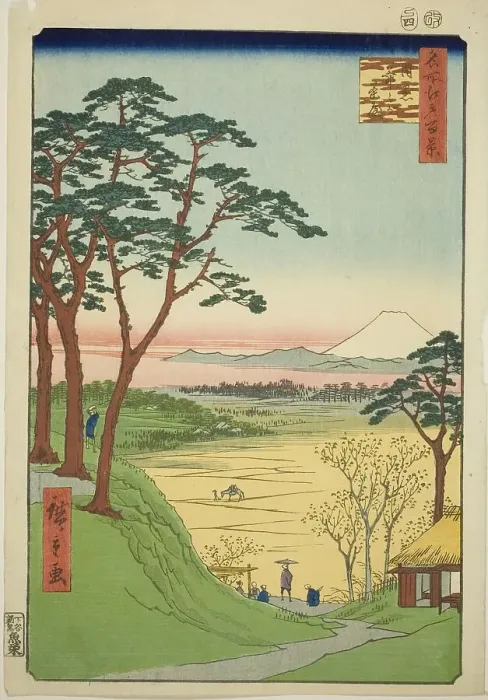 Framed Print : Old Man's Teahouse, Meguro (Meguro Jijigachaya), from the series One Hundred... 1857. Creator: Ando Hiroshige. Old Man's Teahouse, Meguro (Meguro Jijigachaya), from the series One Hundred... 1857. Creator: Ando Hiroshige Framed Print : Old Man's Teahouse, Meguro (Meguro Jijigachaya), from the series One Hundred... 1857. Creator: Ando Hiroshige. Old Man's Teahouse, Meguro (Meguro Jijigachaya), from the series One Hundred... 1857. Creator: Ando Hiroshige