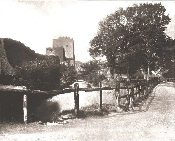 Old Moat, Portchester Castle, Hampshire, 1894. Creator: Unknown