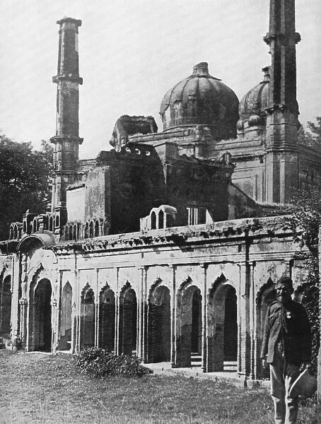 The old mosque at Lucknow, India, (c1920)