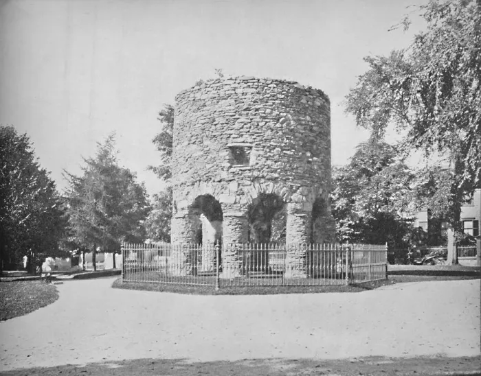 Framed Print : The Old Norse, Tower, Newport, R. I. c1897. Creator: Unknown Framed Print : The Old Norse, Tower, Newport, R. I. c1897. Creator: Unknown