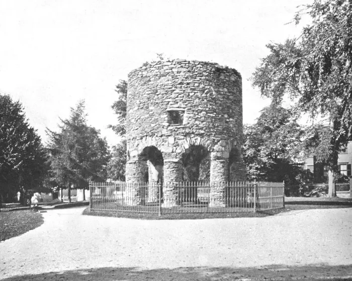 Framed Print : The Old Norse Tower, Newport, Rhode Island, USA, c1900. Creator: Unknown Framed Print : The Old Norse Tower, Newport, Rhode Island, USA, c1900. Creator: Unknown