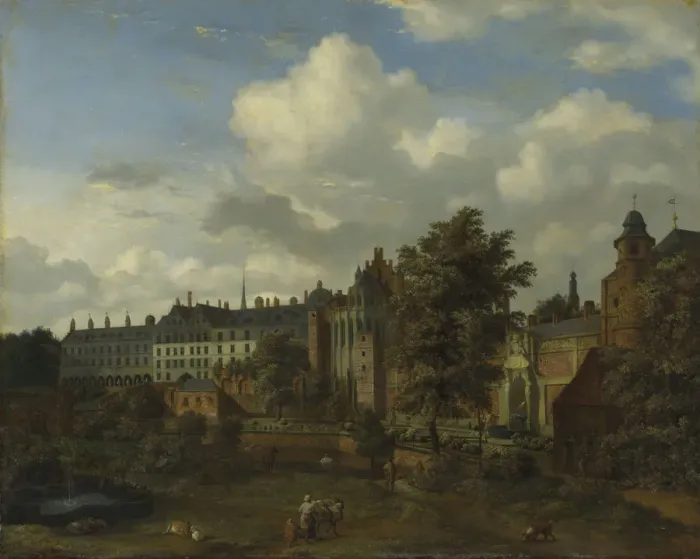 Framed Print : The old palace in Brussels, ca 1665 Framed Print : The old palace in Brussels, ca 1665